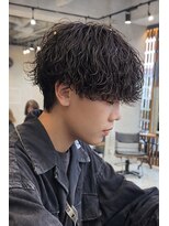 ロロネー 池田(Lolonois)&nbsp;波巻きスパイラルパーママッシュショート無造作パーマ刈り上げ