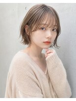 ラベストオイケ(LOVEST OIKE) シアーオリーブ×ミニボブ /20代