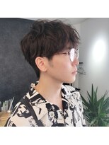 クー(KUU) メンズショートレイヤー×ニュアンスパーマ
