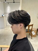ビューバイネオリーブ 用賀店(Beau'r by neolive)&nbsp;センターパートニュアンスパーマニュアンスウルフ[用賀]