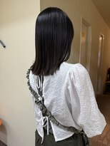 ヒントステーション(HINTSTATION) 〈浅草 半個室〉ブルーラベンダー×髪質改善ストレート