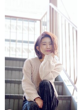 デザイナーズヘアー ラグジス(Designers hair LUXIS) ～【LUXIS】～王道の耳かけノーブルショートボブ♪