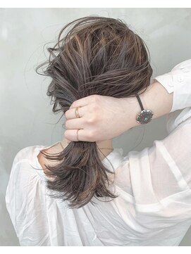 オースティン 錦糸町(AUSTIN) 『AUSTIN銀糸町』無造作カール×イルミナカラーハイライトロング