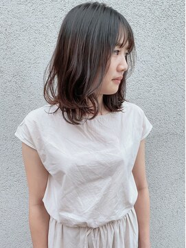 トップヘアーヒルズ 安城(TOP HAIR HILLS) ゆるふわミディ/ニュアンスカラー/アースカラー