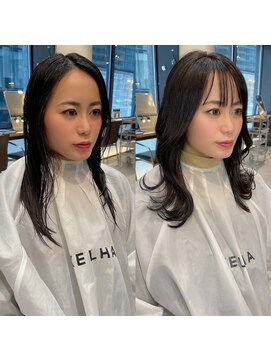 アフロート ギンザ(AFLOAT GINZA) AFLOAT GINZA【仲道 弘泰】前髪作った【before→after】