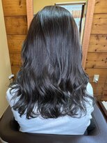 オートクチュール ランコントレ 七条店(Haute Couture Rencontrer)&nbsp;透明感カラー×セミロング/グレイアッシュ