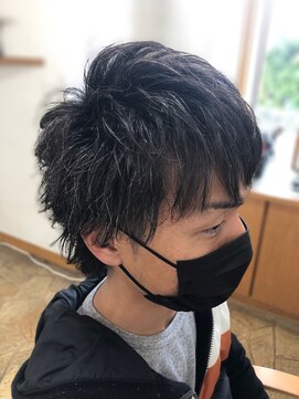 エクリュ(eKuryu) 外ハネニュアンスパーマスタイル