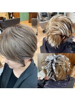 ヘアー デザイナーズ クルー ドルフィン(HAIR DESIGNERS CREW dolphin) 劇的before after #白髪ぼかし#シークレットハイライト