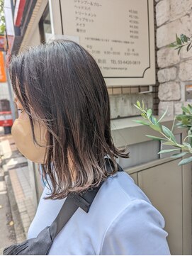 ヘアーアンドメイク エクリ 不動前店(Hair&Make equri) 外ハネボブ