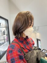 トレス(TRESS)&nbsp;外ハネボブ　レイヤーボブ　オリーブベージュ