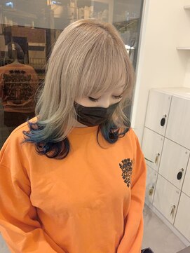 ユニ(Uni.) ミルクティー×ブルーグラデーション