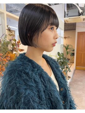 ガレージ バイ グリーン 原宿 表参道(Garage by green) 【loki】ボブ×インナーカラー