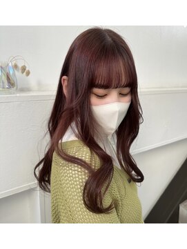 エキップクーラージュグラン 大人かわいいベビーピンクニュアンスカール