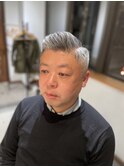 海外大人メンズビジネス七三フェード:Yuki  Onoue