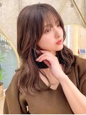 韓国レイヤー/韓国風/顔周り/髪質改善/黒髪/ブリーチなし 立川