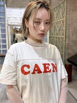 ミンクス渋谷スマートサロン(MINX shibuya smart salon)&nbsp;シアーカラー ショート 姫カット ダークアッシュ 魅力倍増カール