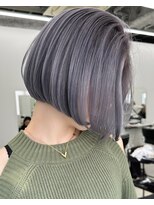 エゴル ナゴヤサカエ(ENGOL NAGOYA SAKAE)&nbsp;保存必須【海外風ハイトーンボブ】ラベンダーアッシュ