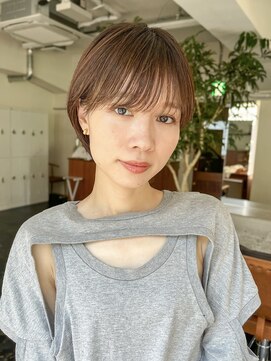 ガーランドギンザ(Garland Ginza) 大人可愛いショートボブシースルー