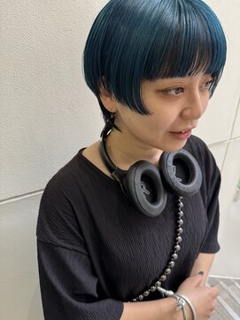 バローチェ 大阪 堀江(Barouche) 【Barouche/中島綾子】アンブレラカラー　ショートウルフ　堀江