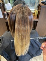 ヴォーグ 小牧店(VOGUE)&nbsp;前髪/アンブレラカラー/こなれミディ/イメチェン/ウェーブパーマ