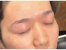 アイブローで綺麗な眉毛の毛流れに！カット・アイブローコース