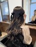 カジュアルダウンヘアセット