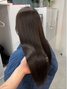 マーシュ 梅田(marshu) 透明感カラー/Ash greige°○