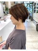大人くびれショート/白髪ぼかしハイライト/武蔵小杉/自由が丘