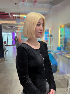 ボックスミコ(Box mico.) 前髪/アンブレラカラー/こなれミディ/イメチェン/ウェーブパーマ