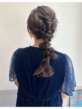ラックセカンドスペース(LUCK 2nd SPACE) 【ヘアセット】カジュアルアレンジ　畑瀬彩華