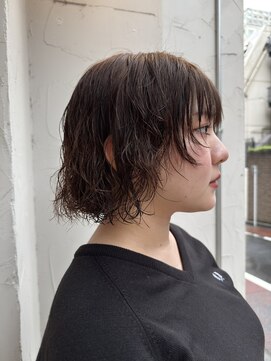 スタン 渋谷(Stam) ブリーチ毛デジタルパーマ［ボブ/レイヤー/ニュアンス］