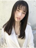 シンプルだから美しい　涼風ストレートヘア　髪質改善ストレート
