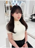 清楚系×ワンカールストレート