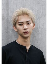 ボンド トウキョウ(BOND TOKYO)&nbsp;ハイトーンスパイキーショート　ホワイトベージュ/短髪/渋谷