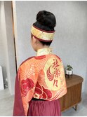 【 Blowfy 】よさこい祭り お団子 ヘアセット