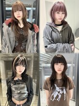 【saya/サヤ】切り込んだレイヤーカット、個性あるデザインカラーお任せください！