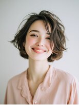 ヒマル 学芸大学(Himaru)&nbsp;大人女性/ヘアセット/白髪ぼかし/ボブルフ/小顔/ワンレン