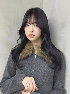 ペレ 渋谷(PELE) 黒髪カタログ/クラゲヘアー/オリーブグレー/渋谷