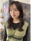 ブリーチなしダブルカラーブラウンベージュ担当渡辺聖