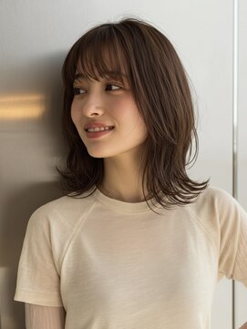 ハートテンセカンド 武蔵新城店(HEART2nd) 着物ヘア/ダークアッシュ/ミディアムレイヤーカット/武蔵新城