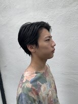 メゾンフォーメン(Maison for men)&nbsp;メンズセンターパート　ニュアンスパーマ