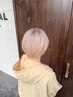 カット+ケアブリーチ+ケアカラー+活性ケラチントリートメント￥25000