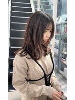 シェリ 天神(CHERIE)&nbsp;ミディアムレイヤースタイル［福岡/天神/大名/レイヤーカット］