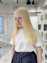 パーク(PAAQ) ダブルカラー&ブリーチ/ホワイトブロンド/抜きっぱなしブリーチ