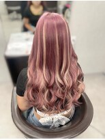 ヘアーデザインルアナ(Hair design Luana.)&nbsp;ピンクベージュ×ハイライト