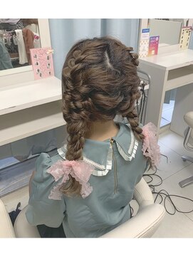 ヘアセット アリエス 新宿駅前店(aries) もこもこツイン