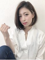 クラン 六甲道(Chlan)&nbsp;インナーカラー×かきあげボブ