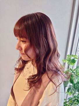 プリーズヘア(Please hair) ナチュラルオレンジカラーで可愛く