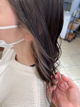 キャンバス バイ ネオリーブ 横浜西口(Canvas by neo.) チラ見えホワイトベージュインナーカラー○sn