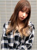 無造作×ラフ×ロングインナーカラー